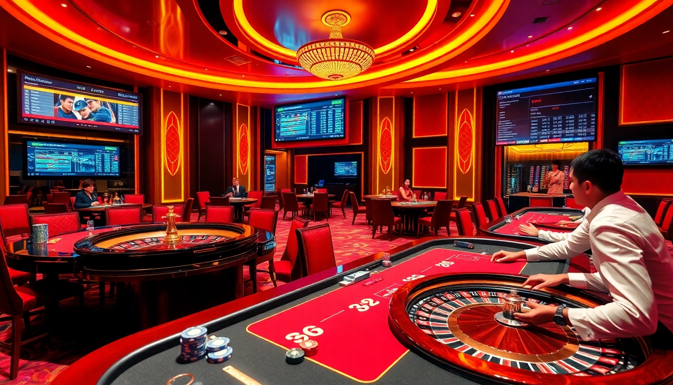 Experience the excitement of Xin88 with players engaging in poker at a luxurious casino table, showcasing high-stakes gameplay.