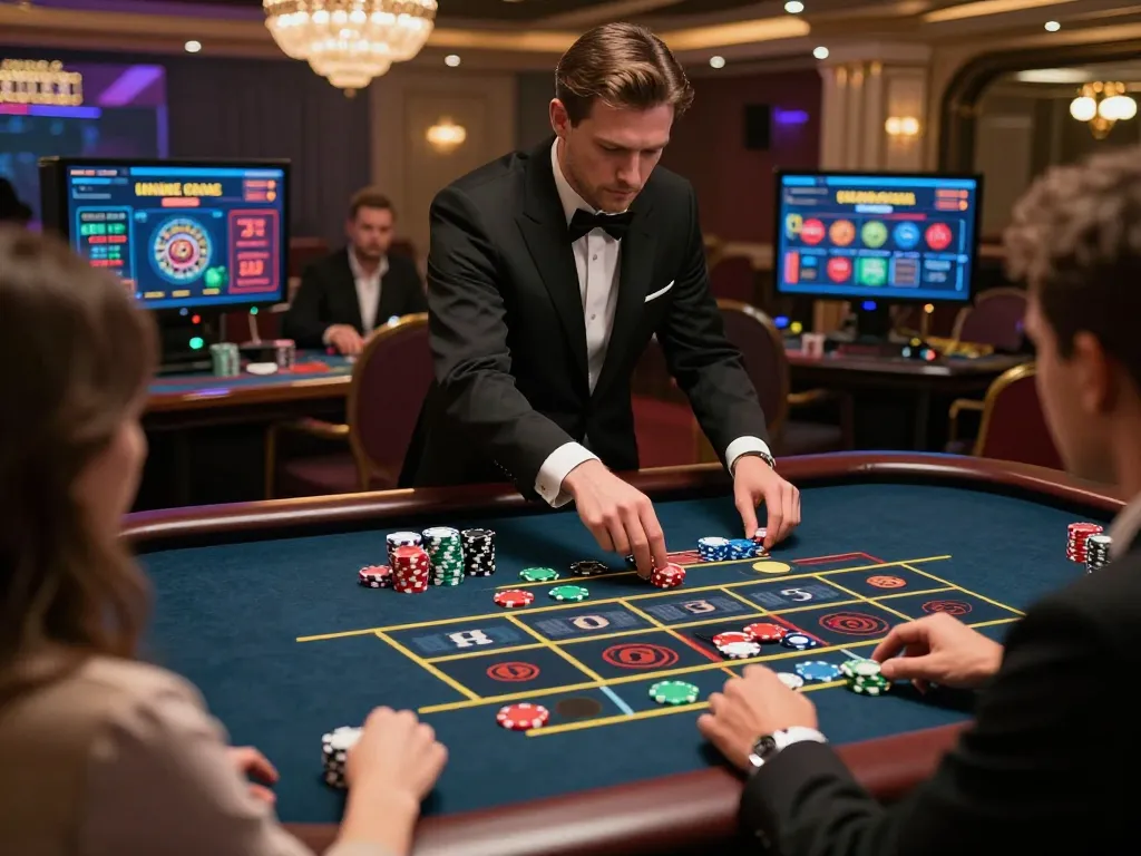 Experience strategy and excitement with hd88 at a live dealer roulette game.