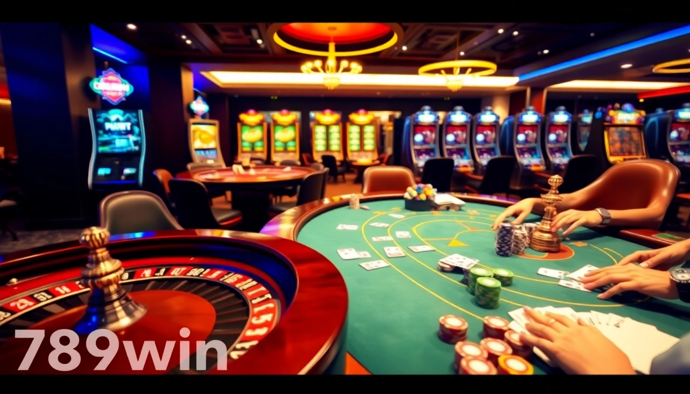 Experience the thrill of gambling at 789win with exciting poker and roulette games.