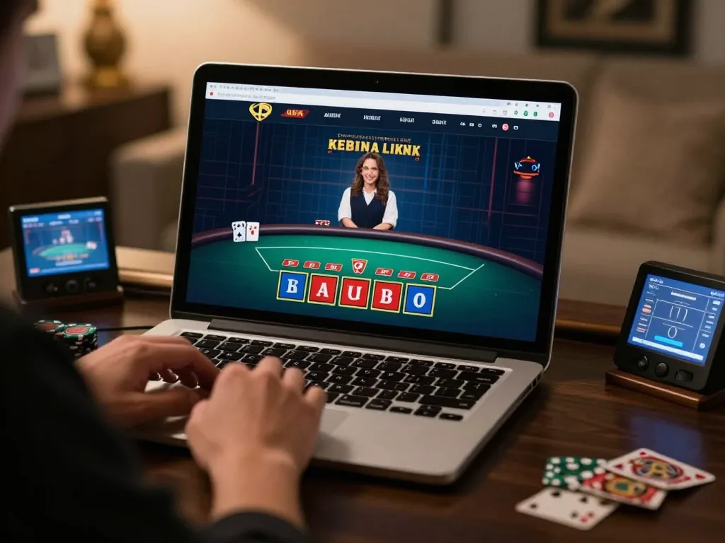 Players engage in an online blackjack game at uu8855, showcasing strategy and excitement in a cozy setting.