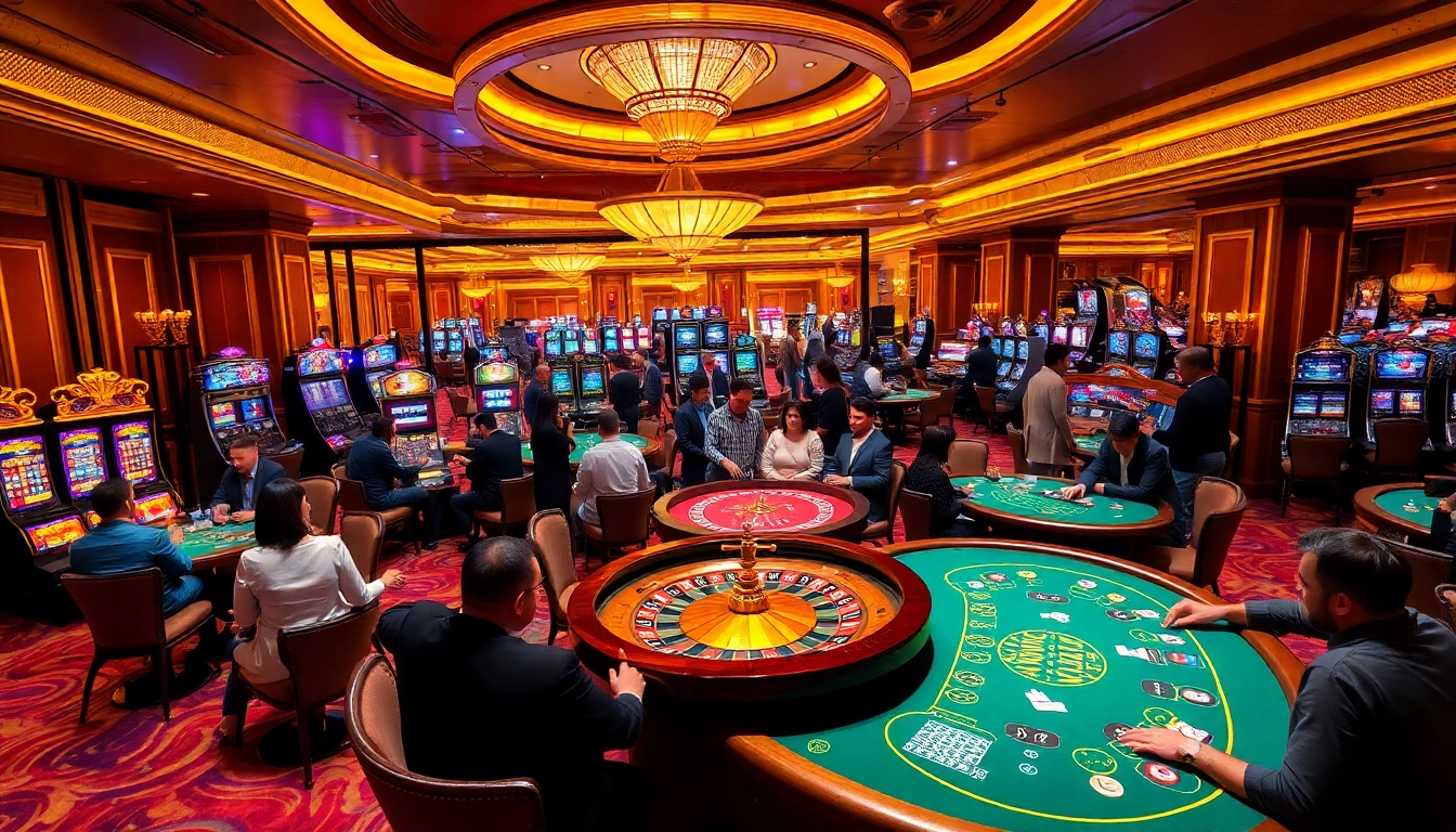 Players celebrate their wins at vibrant tables highlighting https://8s86.com/ gambling excitement.