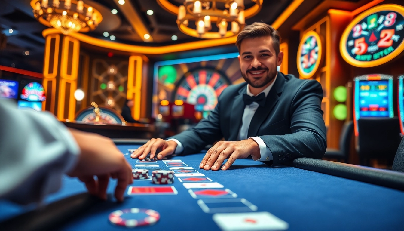 Enhance your gaming skills at S8 with vibrant blackjack tables and thrilling casino atmosphere.