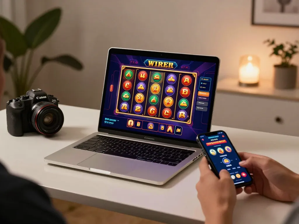 Players engaging at a vibrant 13win online casino with an interactive gaming interface, enjoying responsible gambling.