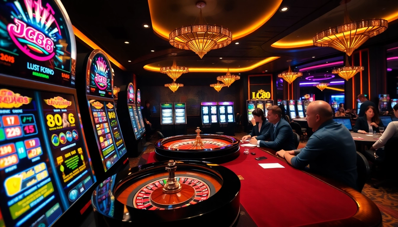 Experience the vibrant casino action at LC88 with engaging games and winning opportunities.
