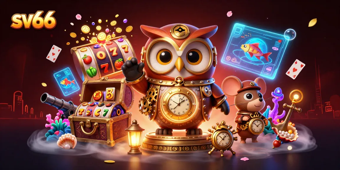 Experience thrilling gaming at sv66, featuring rich 3D visuals of a casino adventure.