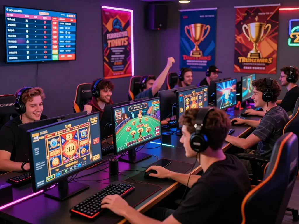 Players enjoying games on the TG88 platform, showcasing a dynamic and vibrant gaming atmosphere.