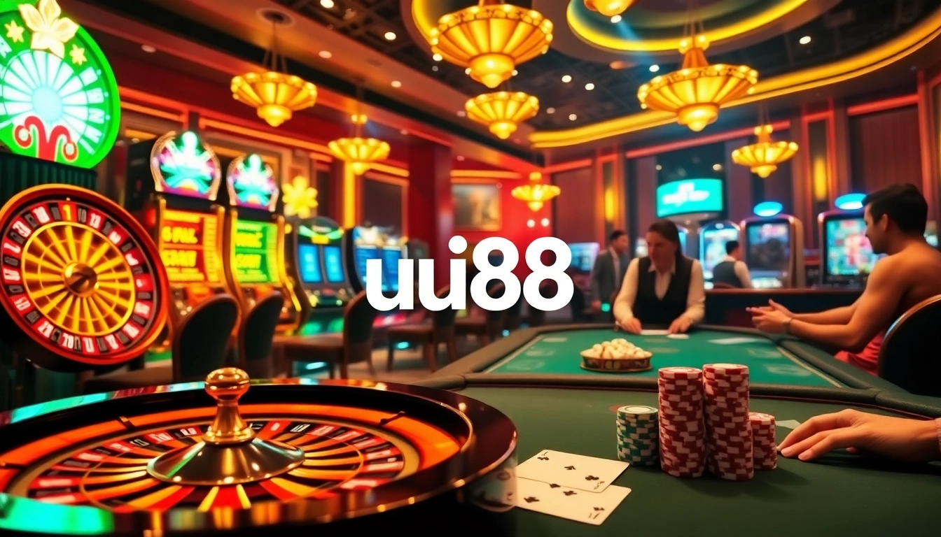 Experience luxury at uu88 with dynamic casino games, exciting roulette, and elegant poker.
