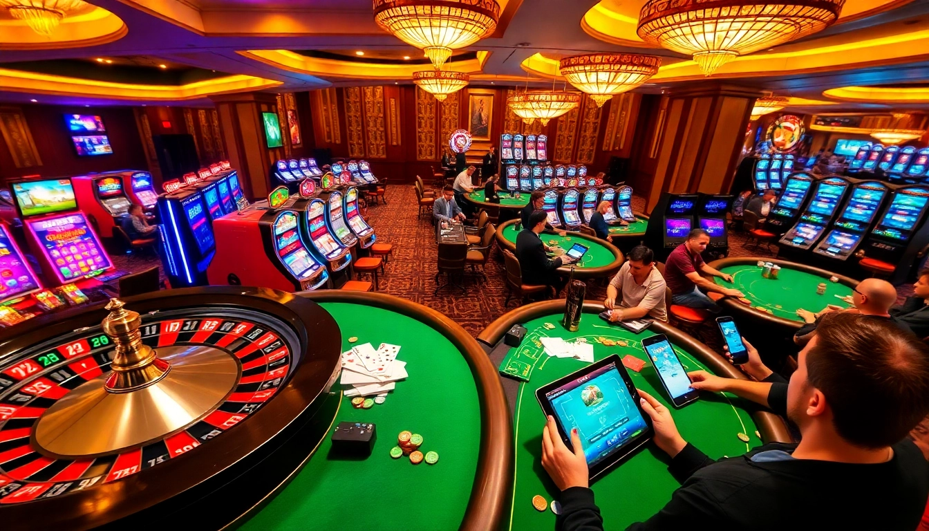 Experience thrilling gaming action at https://lucky88j.world/ with exciting casino tables, vibrant slot machines, and dynamic roulette wheels.
