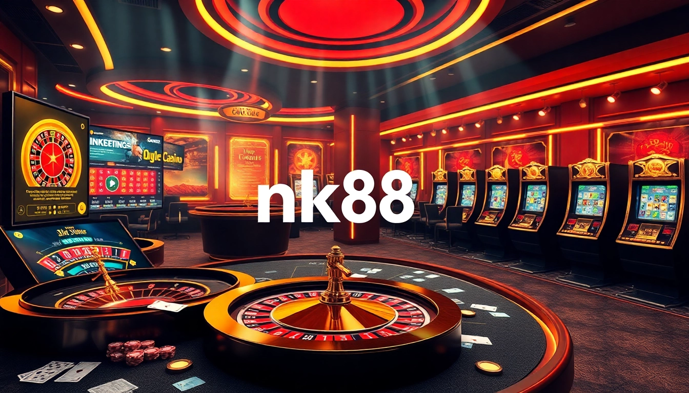 Experience the thrill of nk88's online casino with exciting games and vibrant visuals.