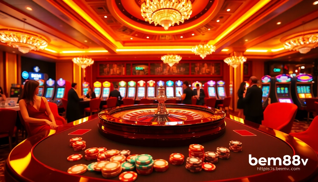 Experience the thrill of betting at https://bem88v.com/ with vibrant casino games and engaged players.