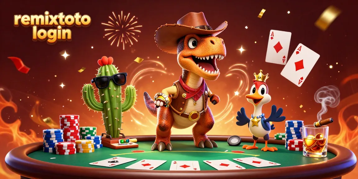 Experience the thrill of remixtoto login with dynamic poker action featuring vibrant characters and game elements.