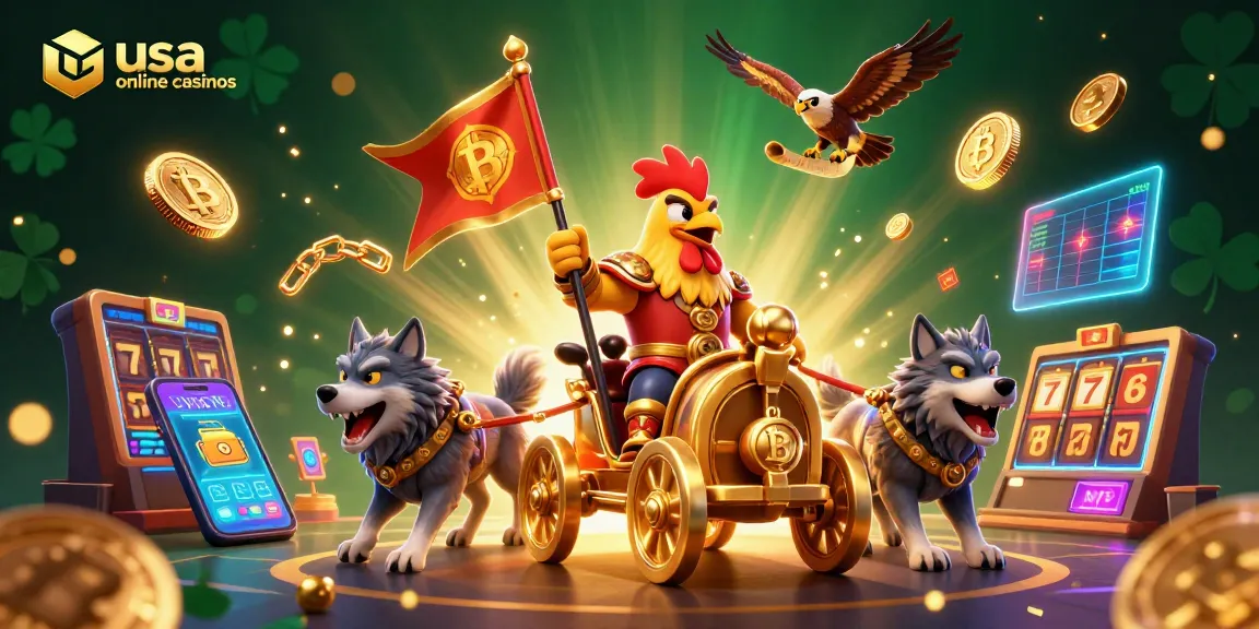 Experience thrilling action at usa online casinos with vibrant slot reels and powerful crypto elements.