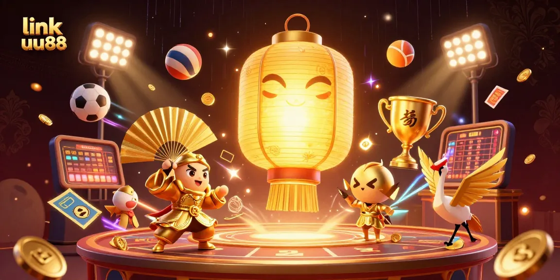 Experience thrilling gameplay with link uu88 featuring a dynamic 3D casino scene.