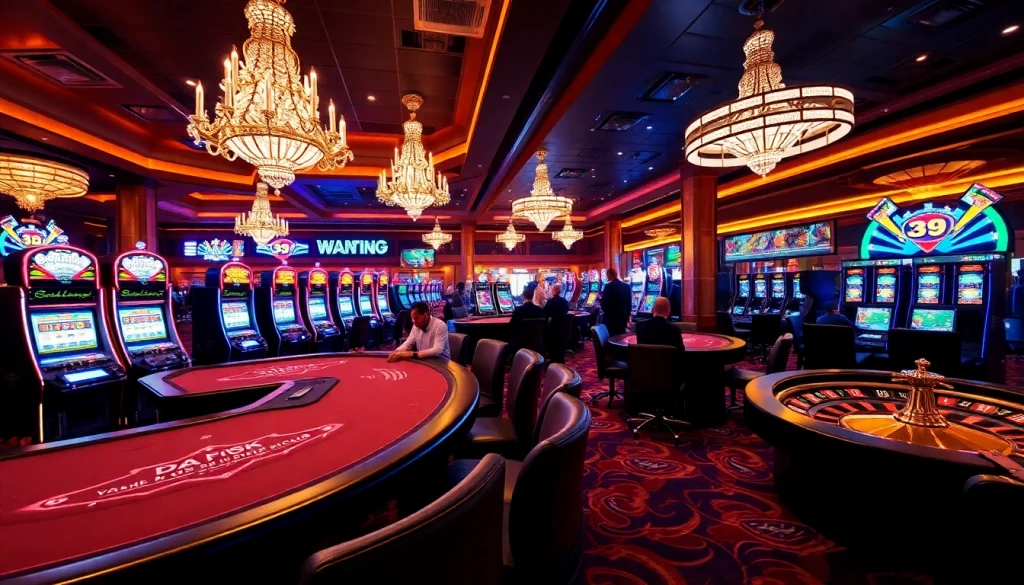 Players strategizing at DA 88 casino tables, enjoying a rich gambling experience.