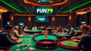 Experience exciting gameplay at FUN79 with vibrant casino elements and engaged players.