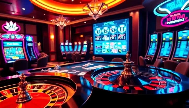 PHTAYA.ac offers a thrilling casino experience with vibrant games, betting slips, and roulette action.