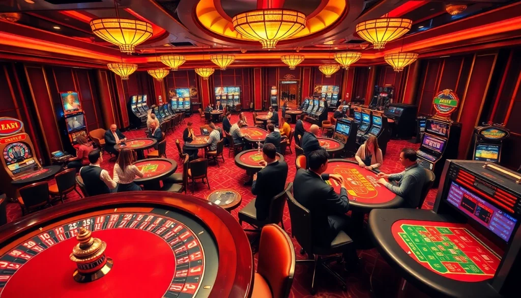 Experience the excitement at Nhà cái Ta88 with engaging casino games and vibrant atmosphere.