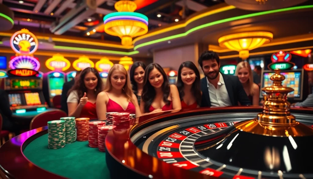 Experience the thrill of betting with friends at https://luck8.bid/ as roulette wheels spin and chips fly.
