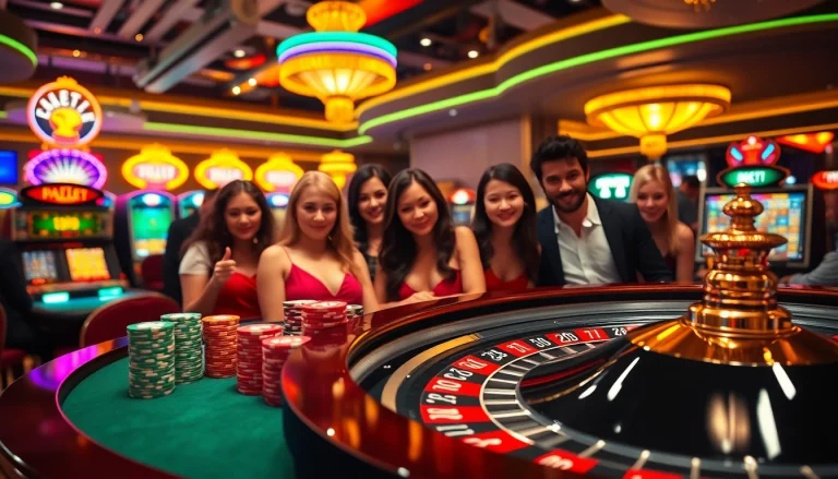 Experience the thrill of betting with friends at https://luck8.bid/ as roulette wheels spin and chips fly.