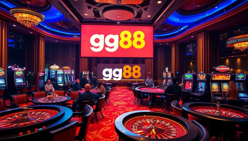 Experience thrilling gameplay at GG88 with vibrant casino elements and exciting opportunities.