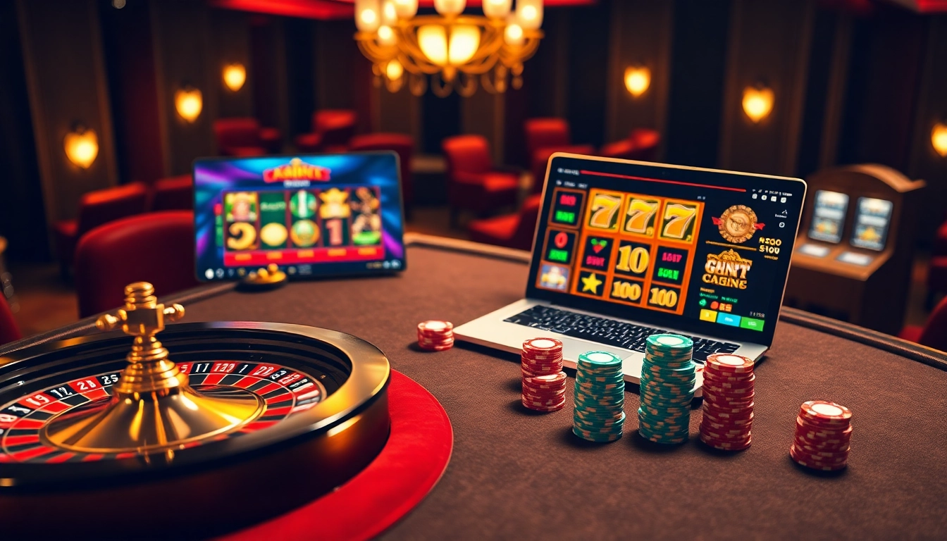 MMOO players enjoying exciting casino games with professional setups and vibrant graphics.