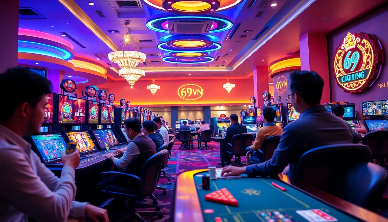 Experience the excitement of Hệ thống 69VN with vibrant online gaming visuals.