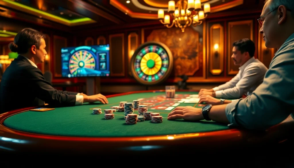 Engage in exciting games at Trang chủ G28 with professional poker players and vibrant casino tables.
