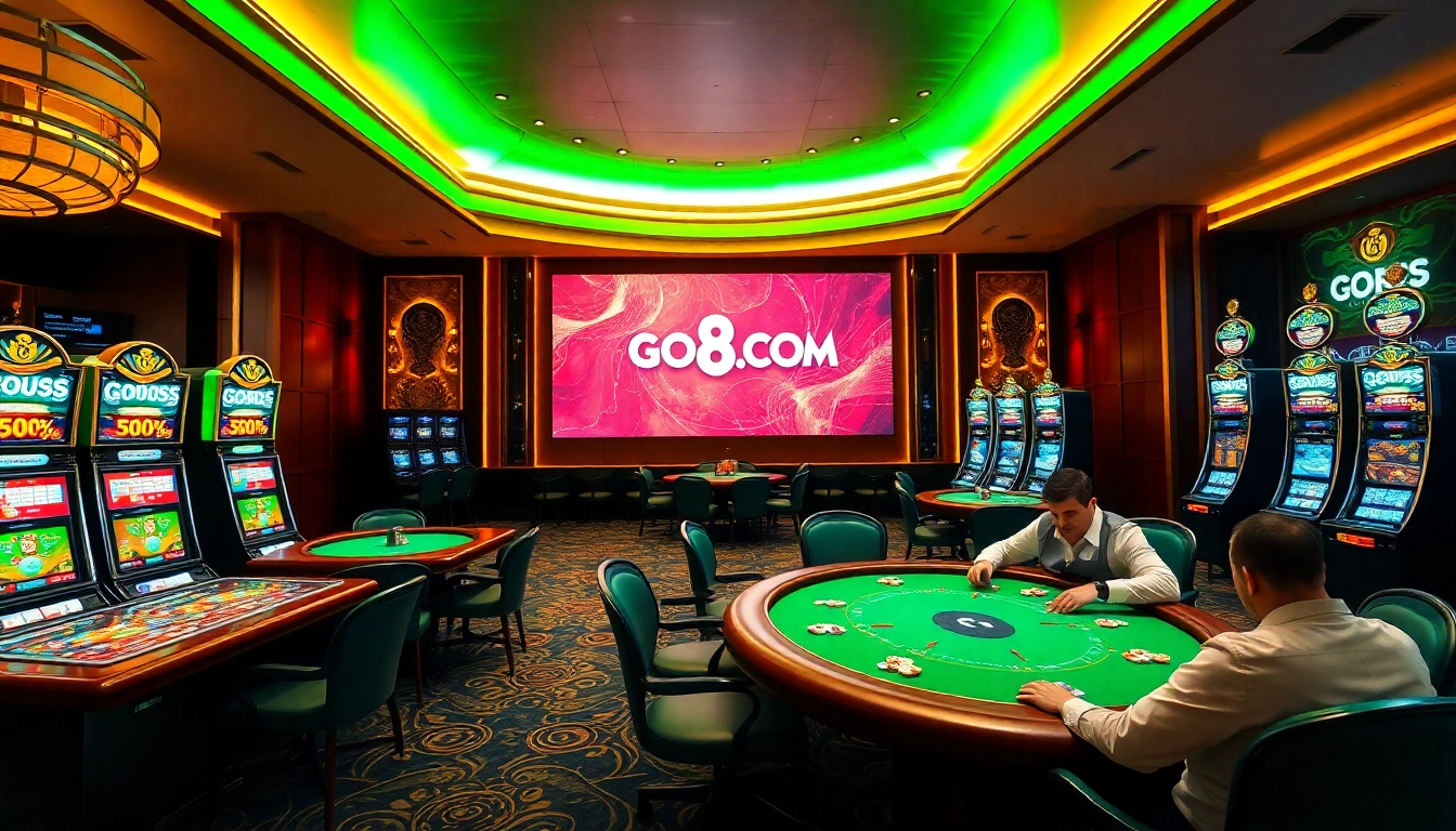 Experience the thrill of winning at GO8.COM with vibrant casino games and promotions.