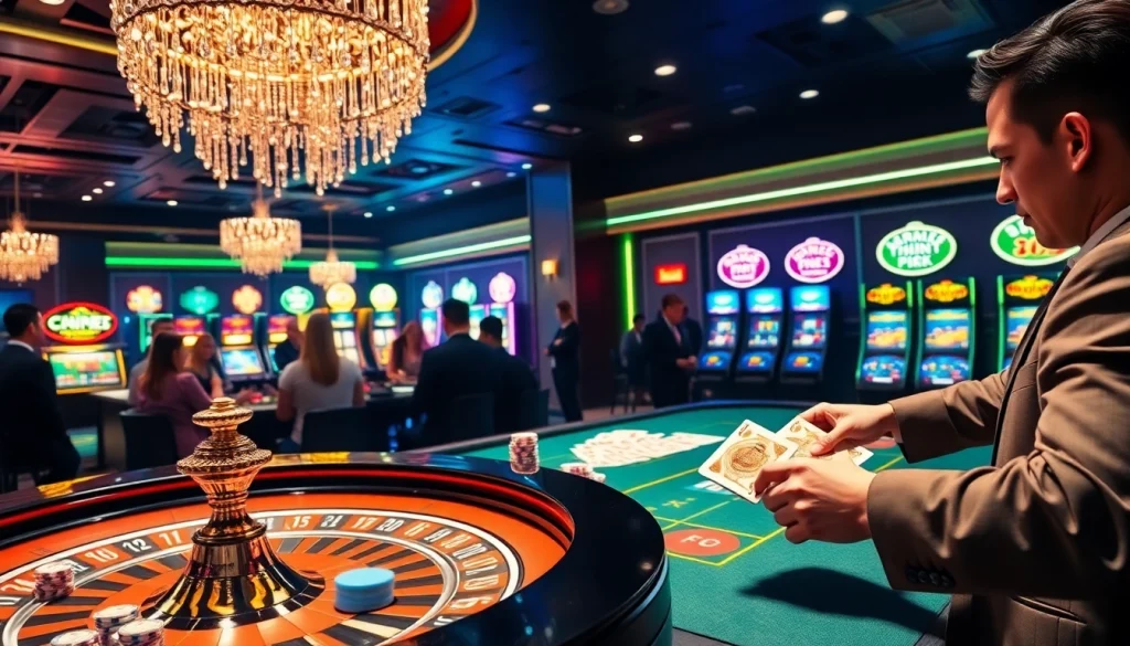Experience the thrill of XX88 casino games with vibrant poker chips and a roulette wheel.