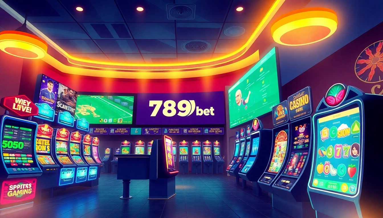 Engaging 789bet online betting scene showcasing vibrant casino games and live sports.