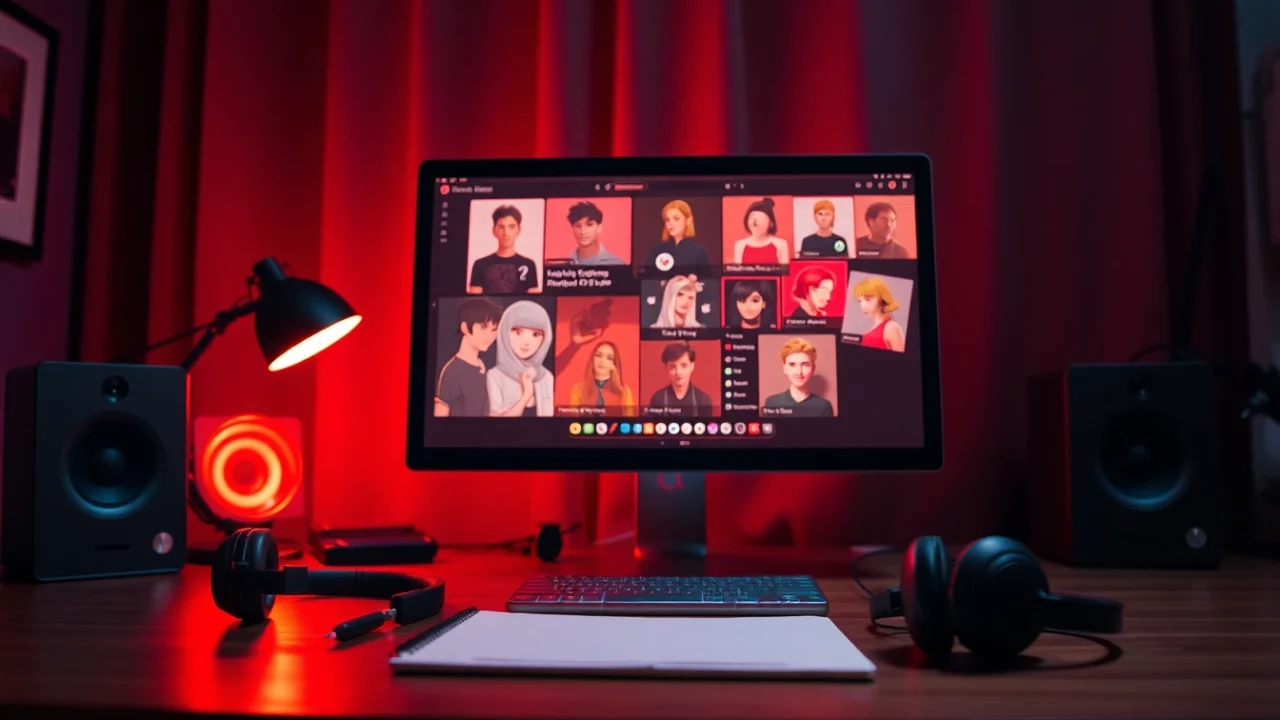 Engaging digital scene showcasing dynamic interactions in nsfw ai platforms.