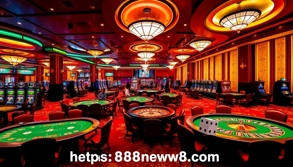 Experience the thrill of gambling at https://888neww8.com/ with vibrant casino tables and exciting gameplay.