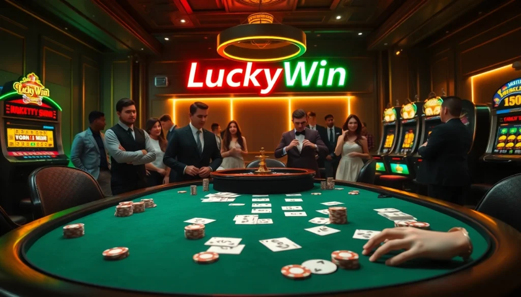 Experience thrilling wins at LuckyWin casino with exciting poker games and vibrant atmosphere.
