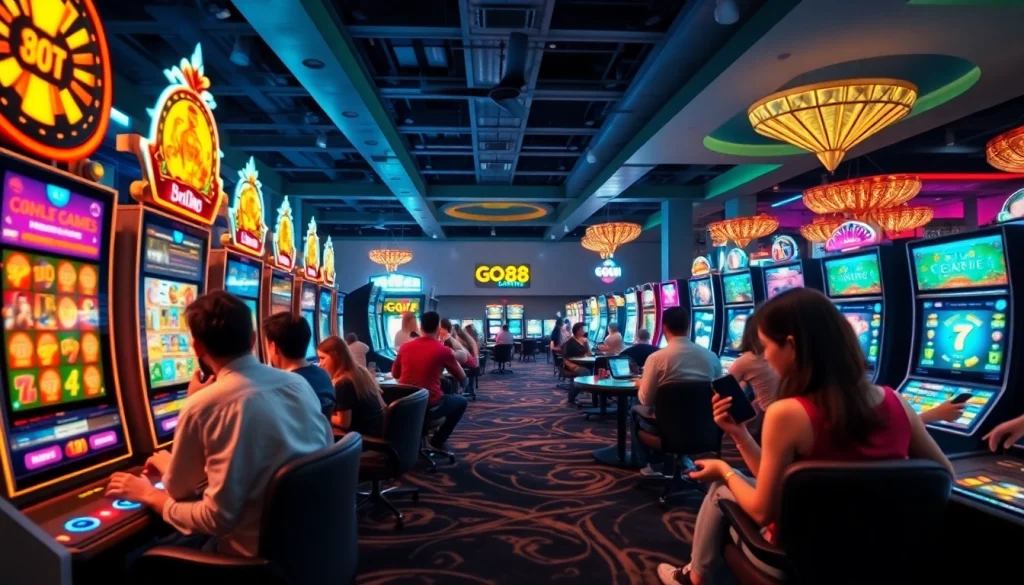 Experience thrilling games at go-88.us.com with players enjoying an exciting casino atmosphere.