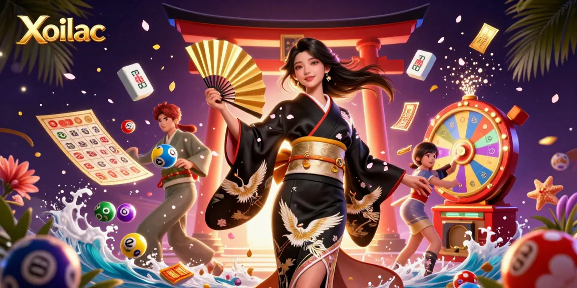 Xoilac captivates with a vibrant scenes of dynamic gambling elements and an elegant character.
