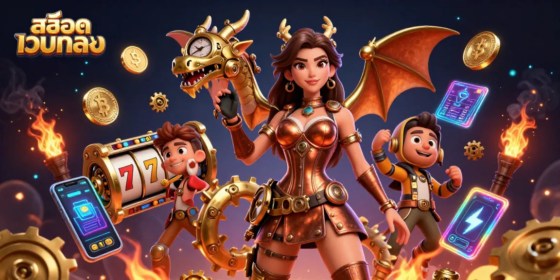 Engage with สล็อตเว็บตรง as stunning characters explore dynamic slots, crypto coins, and enchanting elements.