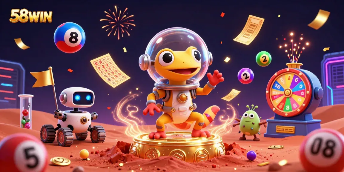 Experience thrilling gameplay at 58WIN with vibrant lottery elements and exciting casino adventure.